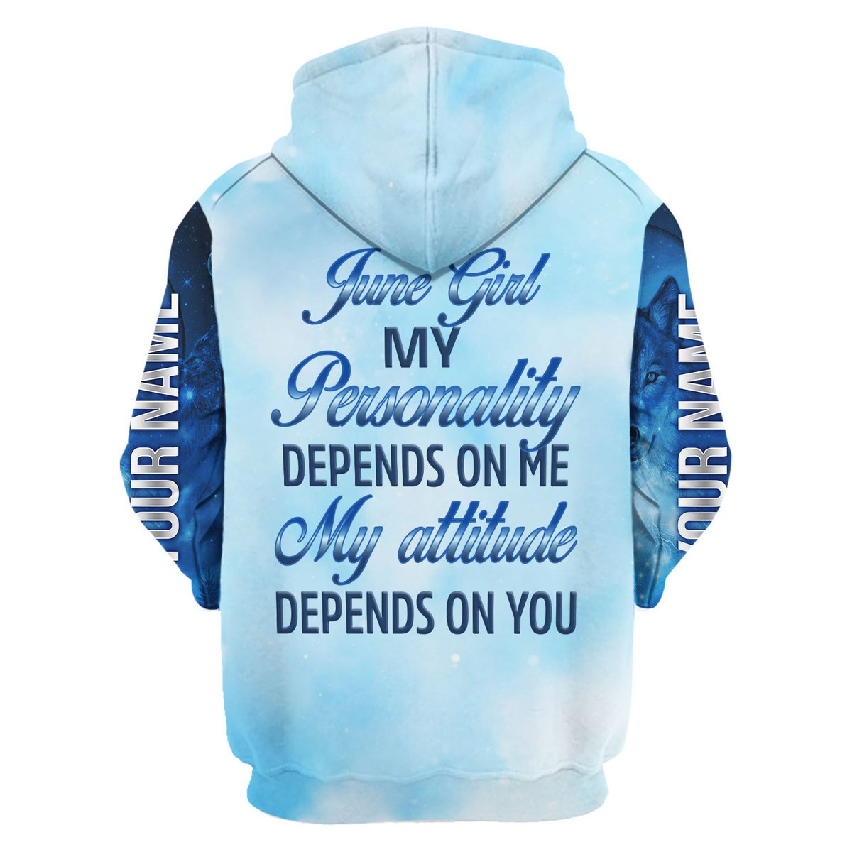 Personalized Tracksuit June Girl All Over Printed