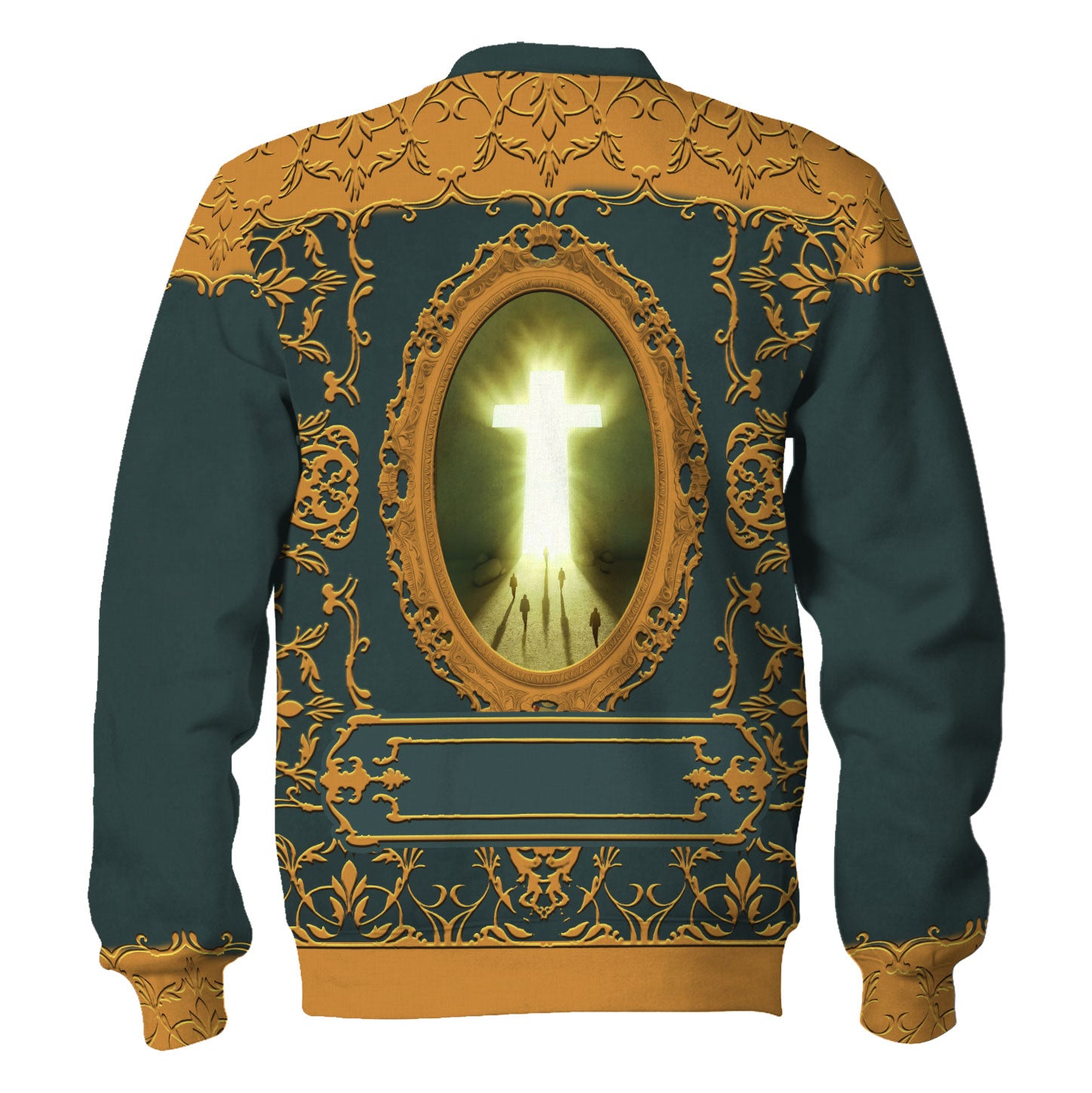 Customspig Tops Pullover Sweatshirt Christ Jesus The Light Of Faith 3D Apparel
