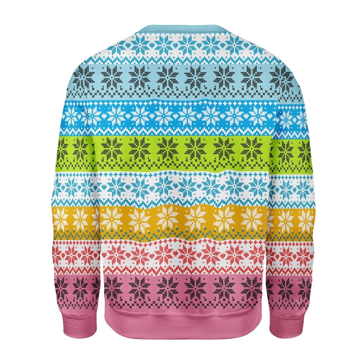 Gearhomies Christmas Unisex Sweater Queer Flag 3D Apparel