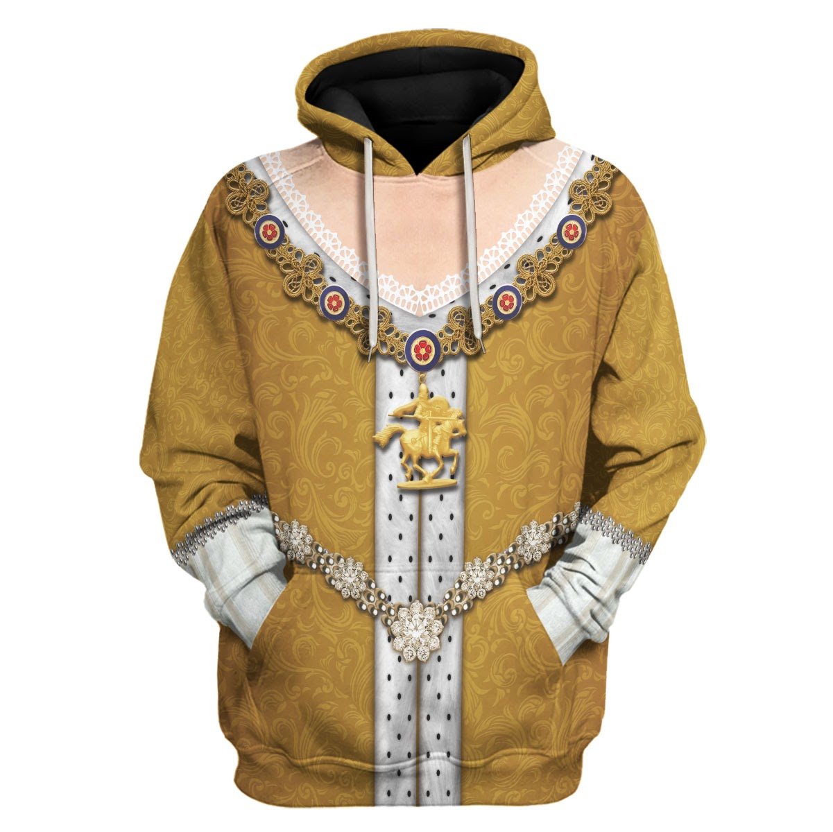 Anne Queen Of Great Britain Hoodie / S Qm542