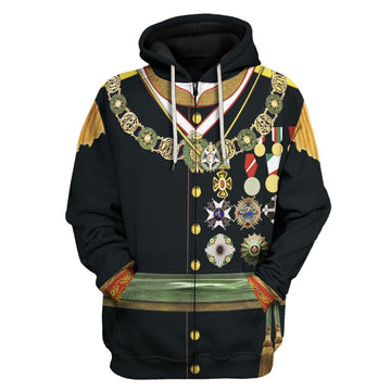Porfirio Díaz Fleece Zip Hoodie