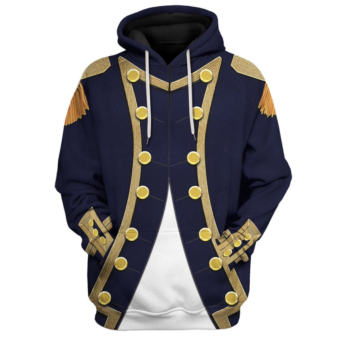 U.s. Navy 1776-1783 Hoodie / S Qm117