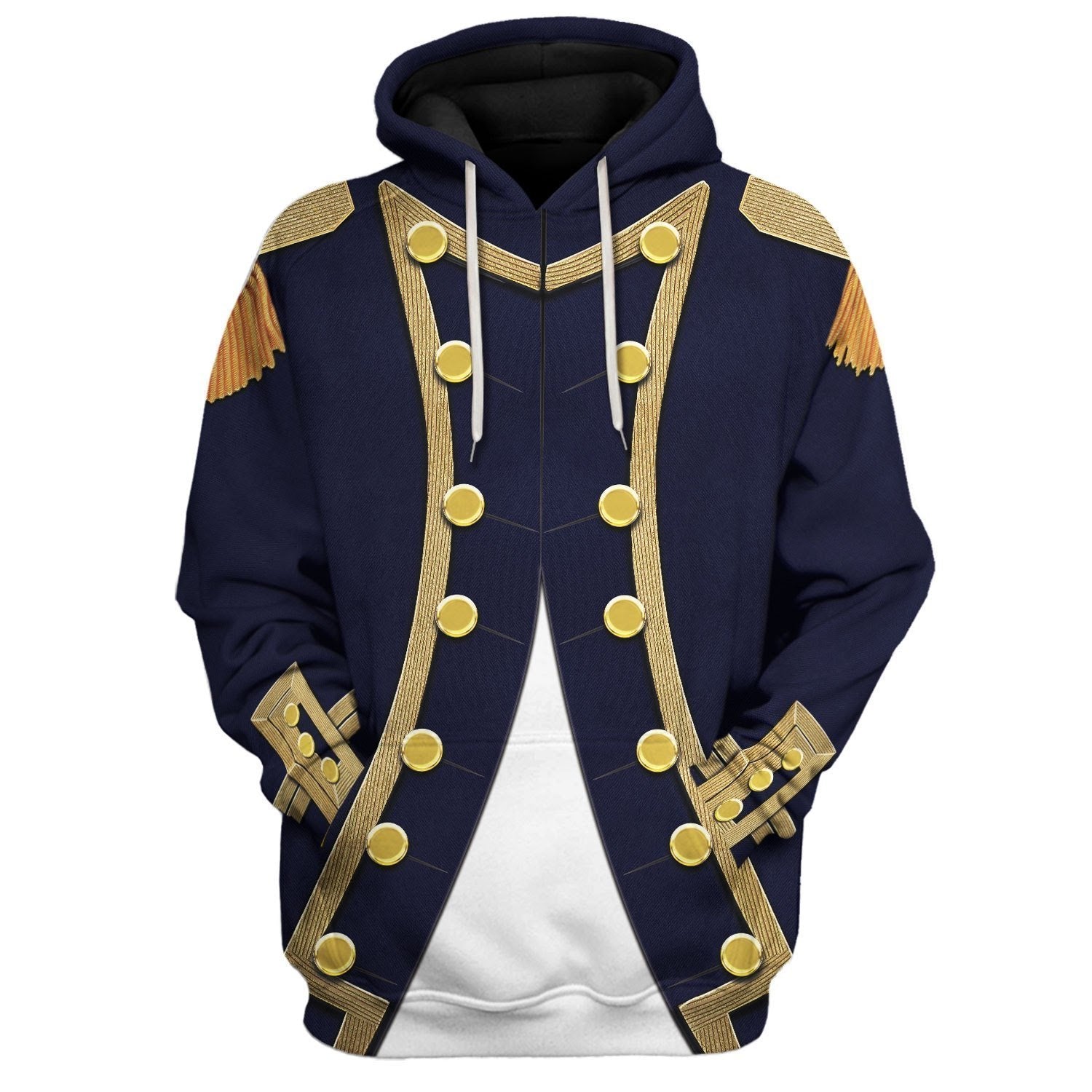 U.s. Navy 1776-1783 Hoodie / S Qm117