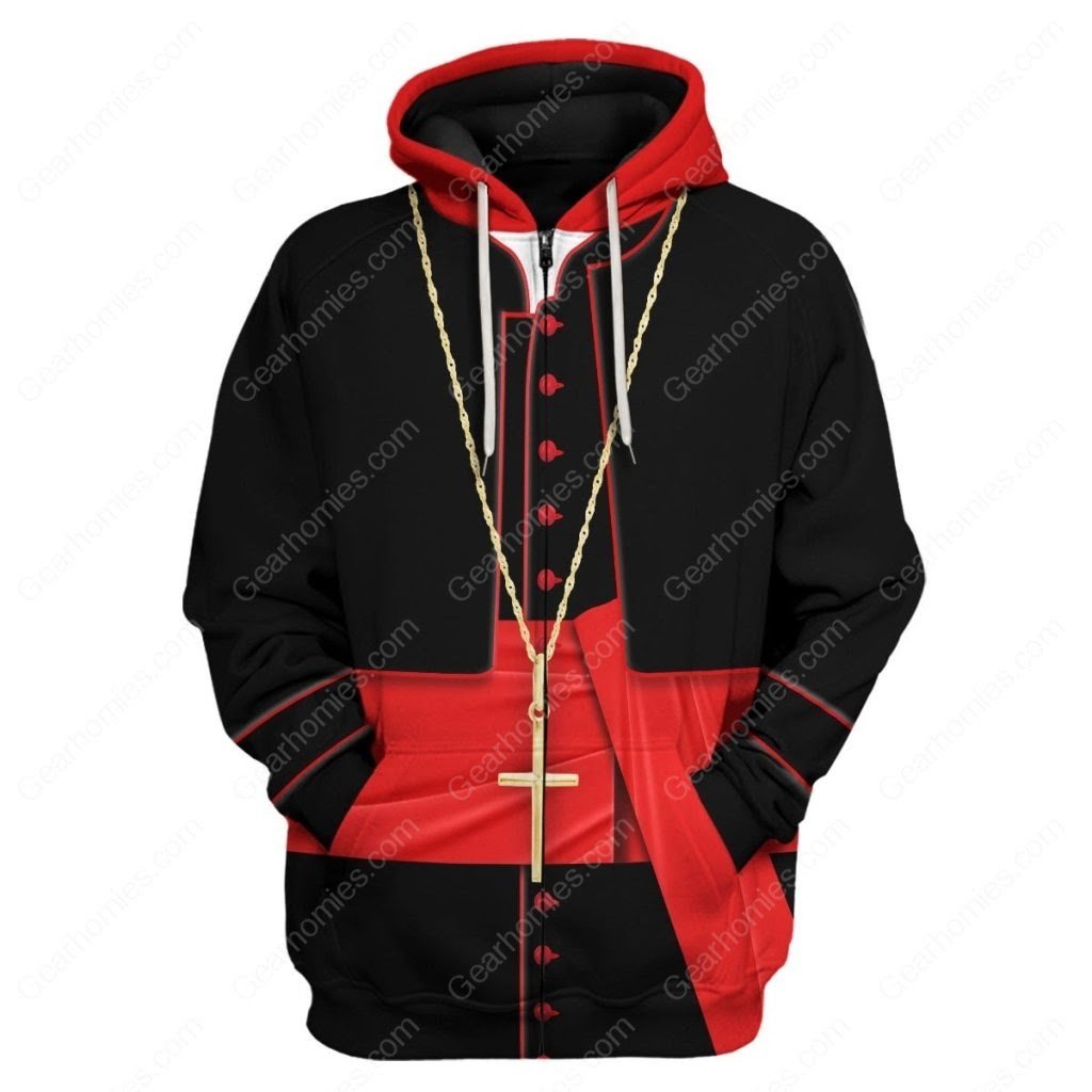 Tracksuit Tops Pullover Sweatshirt Cardinal Jean Louis Tauran 3D Apparel