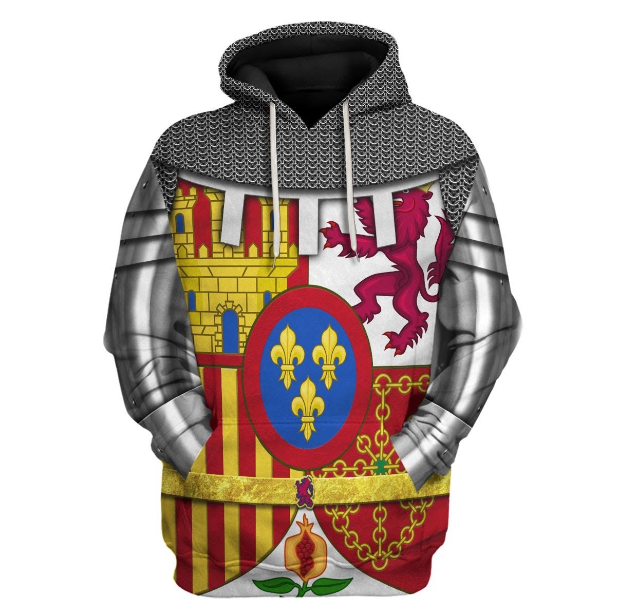 Coat Of Arms Spain Hoodie / S Qm874