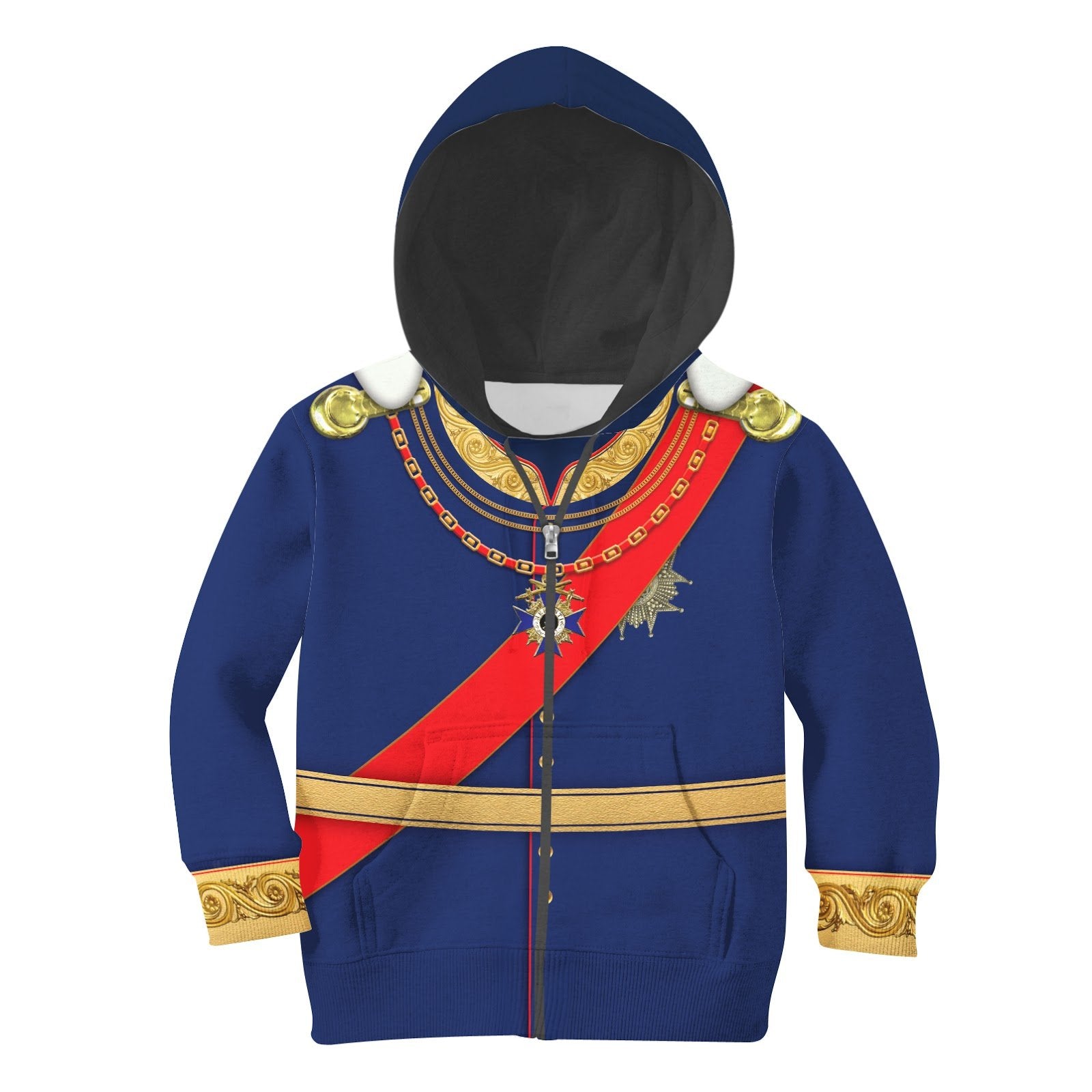 King Ludwig Ii Of Bayern Kid Zip Hoodie / 2Xs Qm1579