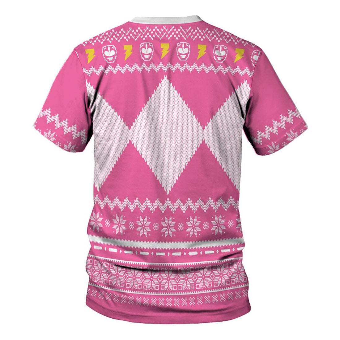 HumansBold Pink Power Rangers T-Shirt
