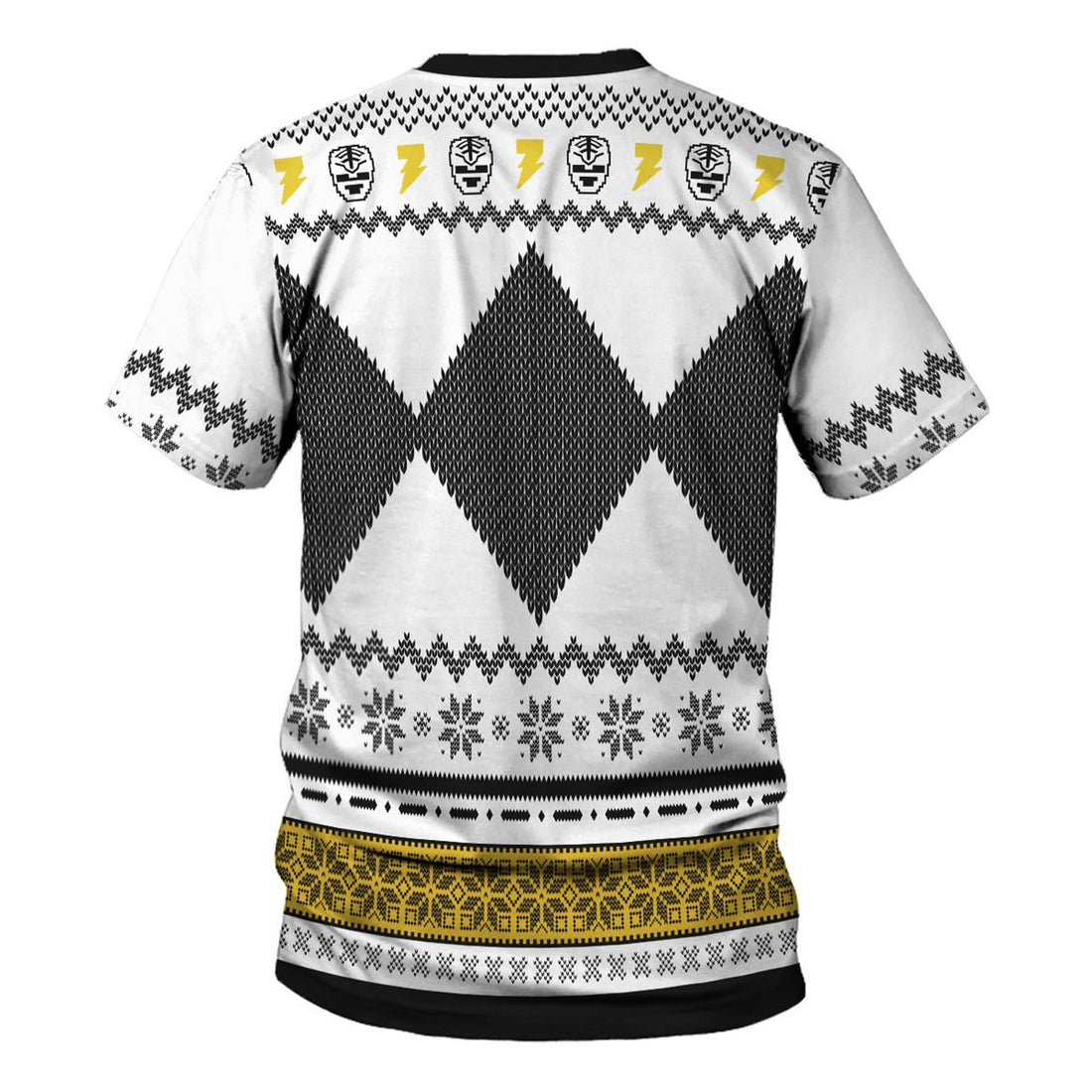 HumansBold White Power Rangers T-Shirt