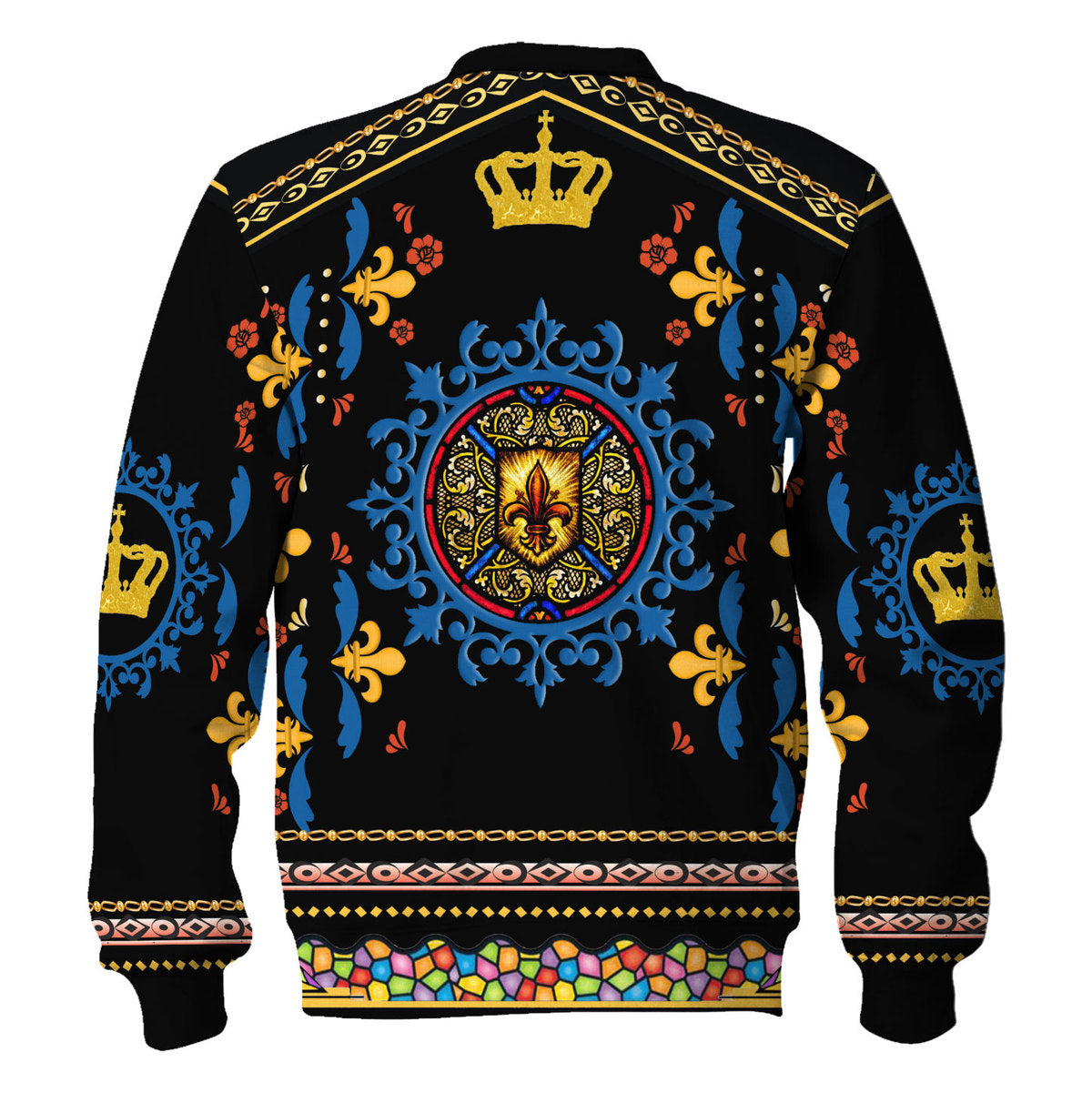 Tracksuit Tops Pullover Sweatshirt Mary Stained Glass 3D Apparel