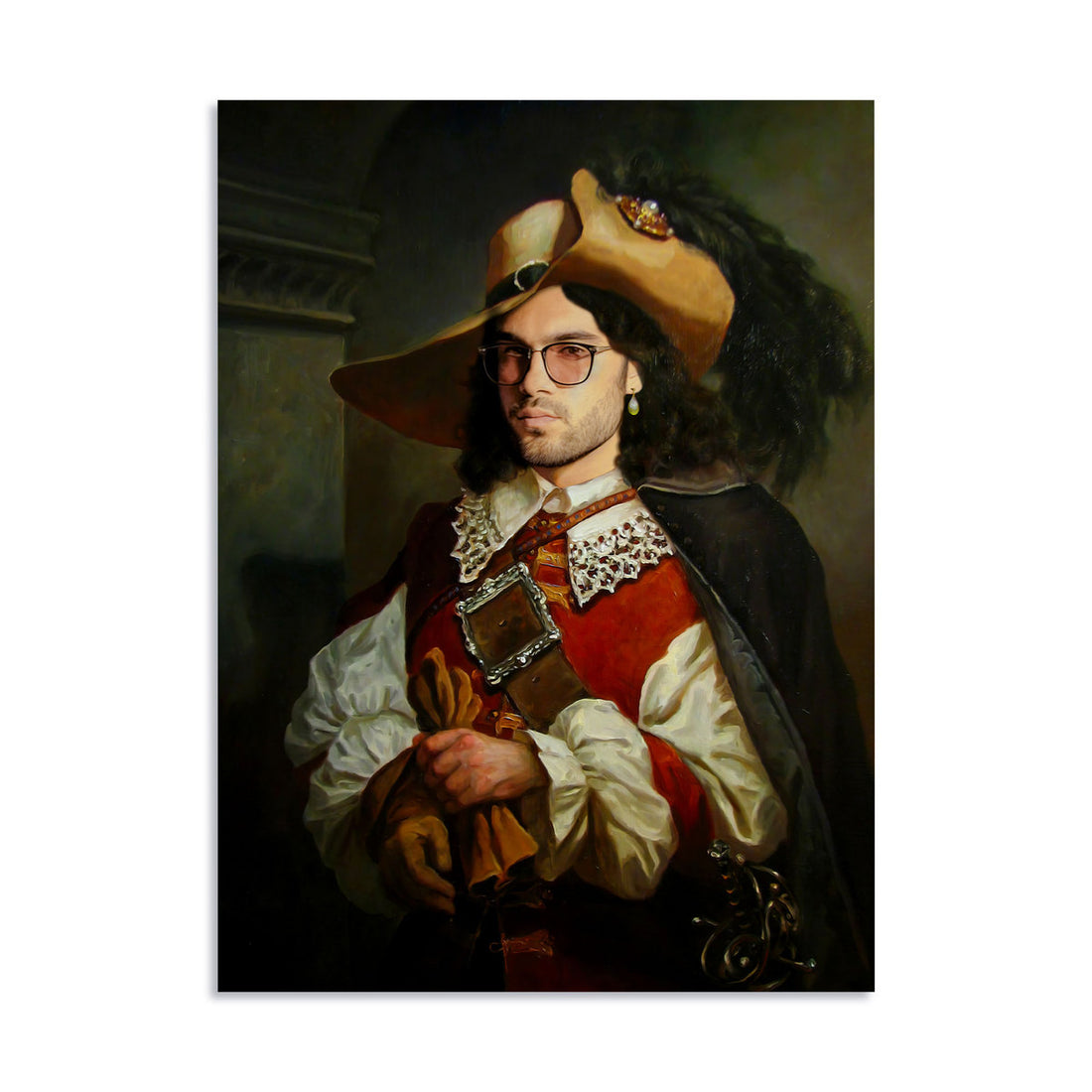 Personalized Canvas Musketeer