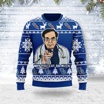 Customspig Ugly Christmas Sweater Dr Nowzaradan 3D Apparel