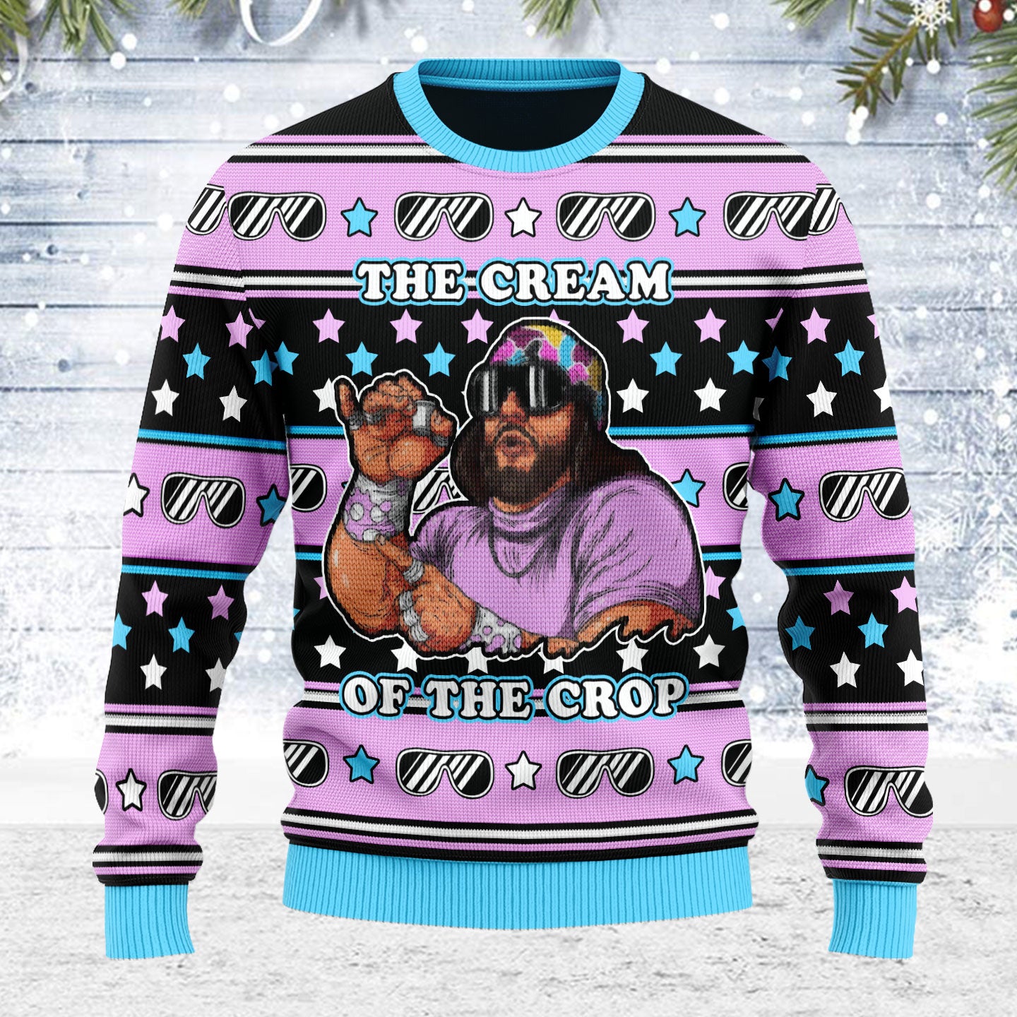 Customspig Ugly Christmas Sweater The Cream Of The Top 3D Apparel