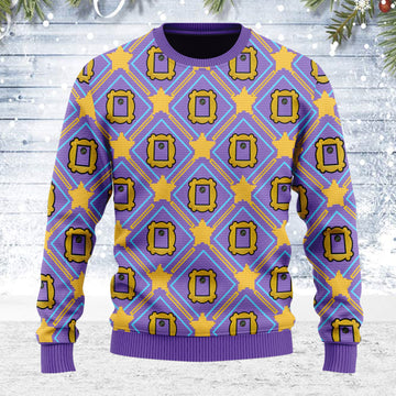 Customspig Ugly Christmas Sweater Friends' Monica's Door Eye Hole 3D Apparel