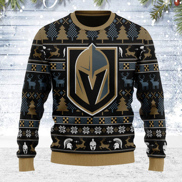 Customspig Ugly Christmas Sweater Spartan Army 3D Apparel