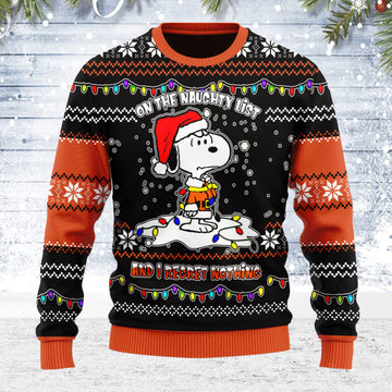 Customspig Ugly Christmas Sweater I Regret Nothing 3D Apparel