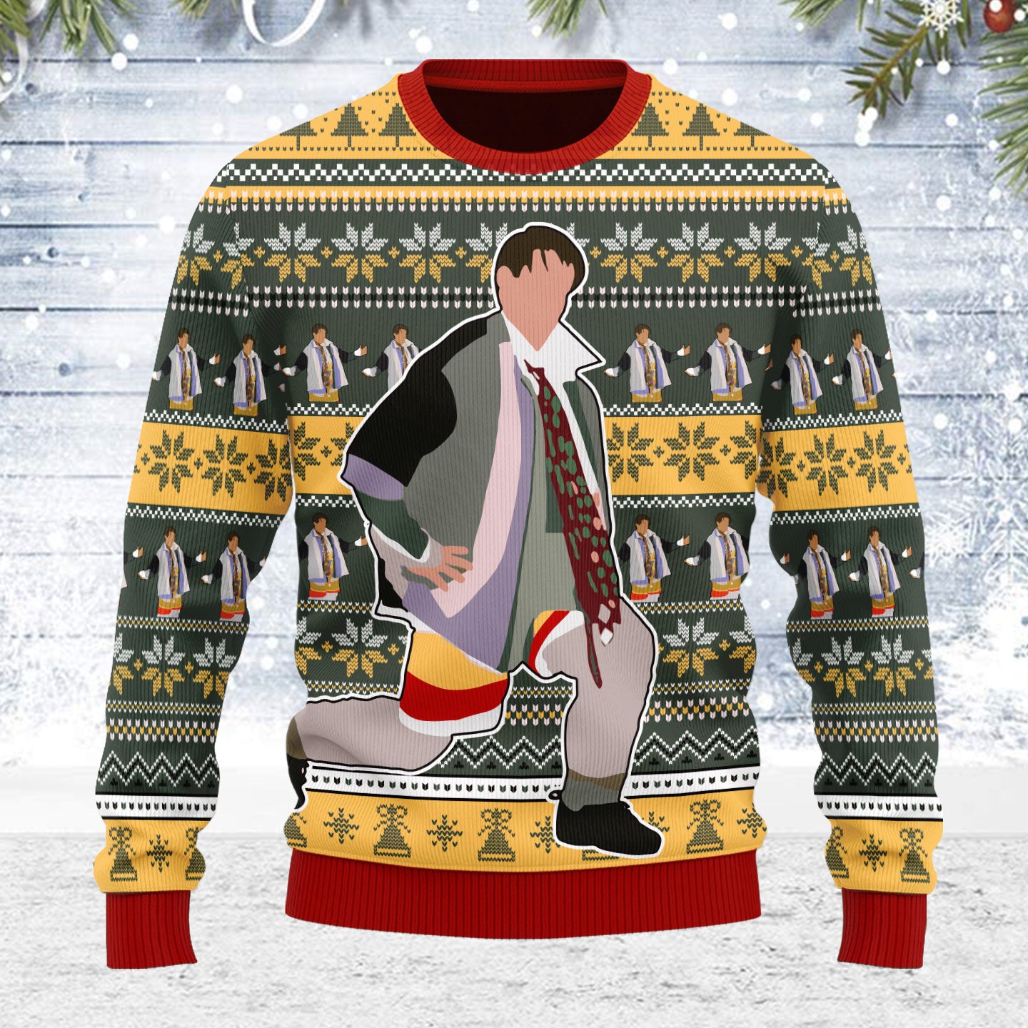 Customspig Ugly Christmas Sweater Could I Be Wearing Anymore Clothes 3D Apparel