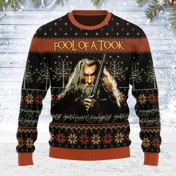 Customspig Ugly Christmas Sweater  Fool Of A Took 3D Apparel
