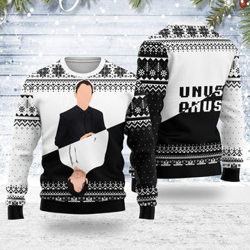 Customspig Ugly Christmas Sweater Unus Anus 3D Apparel