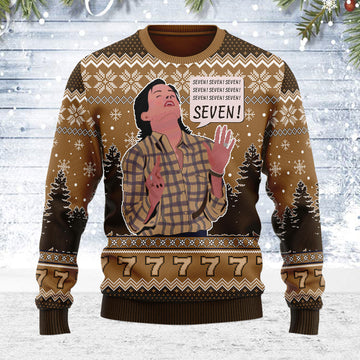 Customspig Ugly Christmas Sweater Friends Seven 3D Apparel