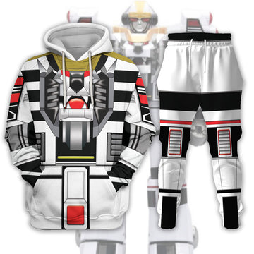 White Tiger Thunderzord Mighty Morphin Power Rangers Cosplay Tracksuit