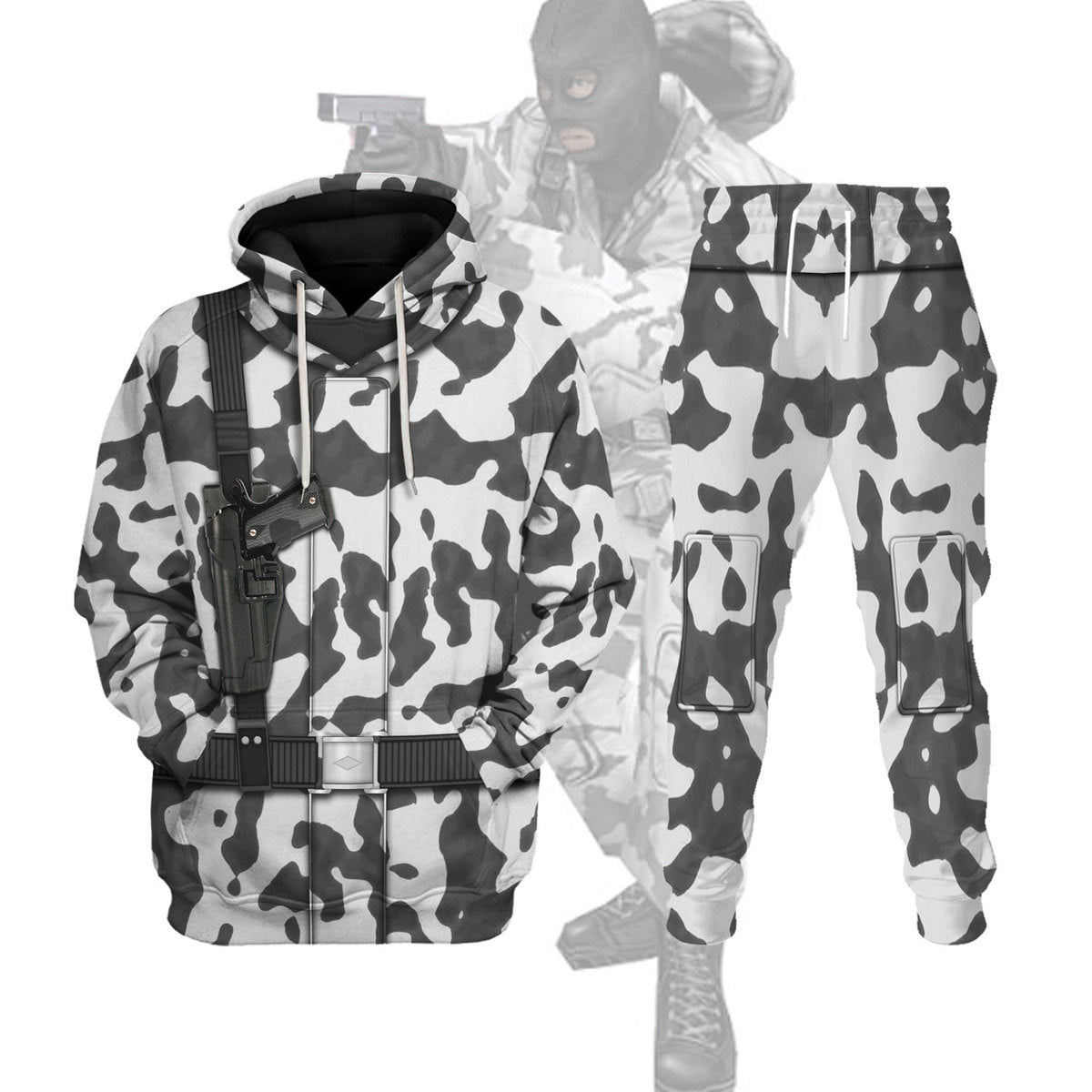 CustomsPig Arctic CS:GO Costumes Hoodie Sweatshirt T-shirt Tracksuit