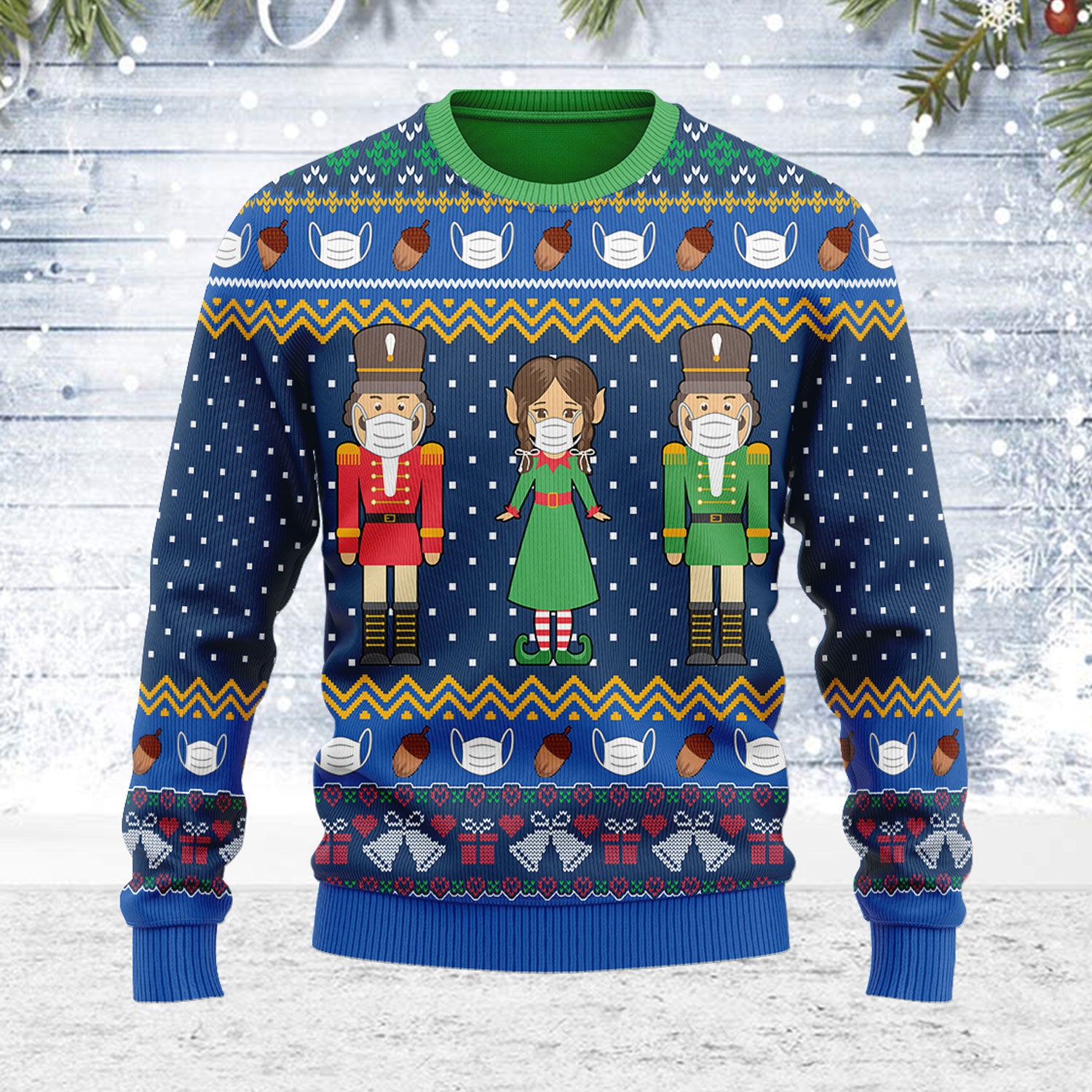 Customspig Ugly Christmas Sweater The Nutcracker 3D Apparel