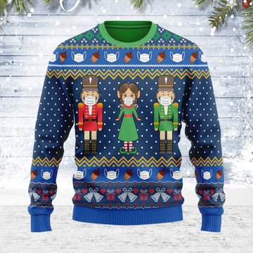 Customspig Ugly Christmas Sweater The Nutcracker 3D Apparel