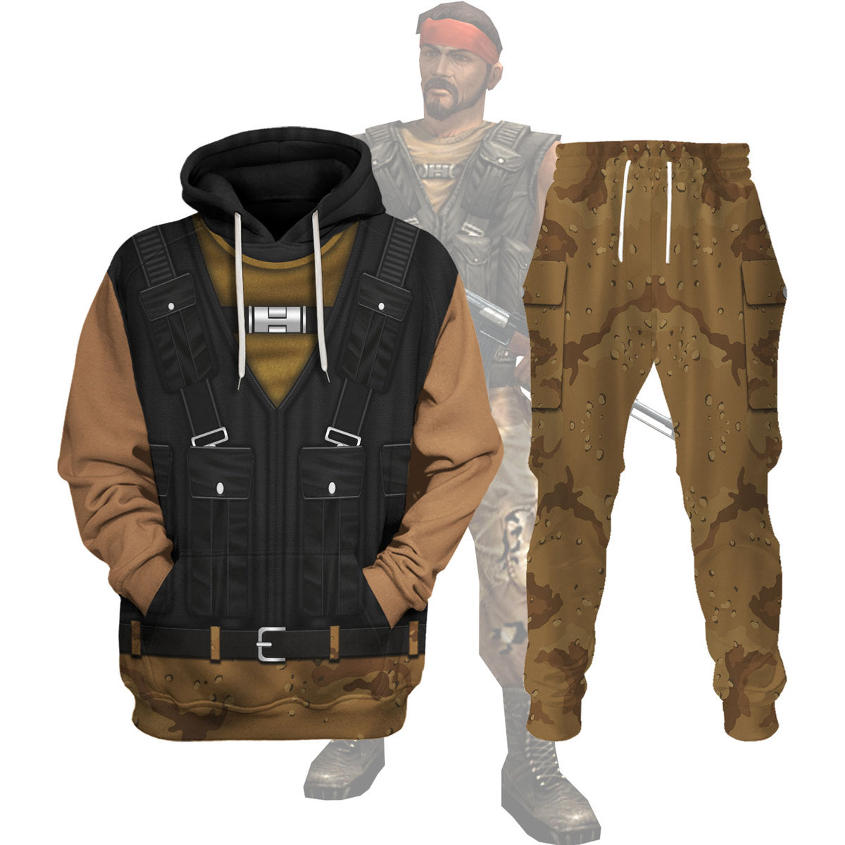 CustomsPig Guerilla CS:GO Costumes Hoodie Sweatshirt T-shirt Tracksuit
