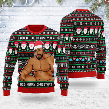 Customspig Ugly Christmas Sweater On Coast 'Sitting on a Bed' Meme 3D Apparel