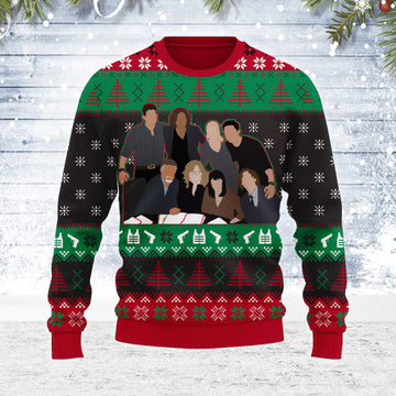 Customspig Ugly Christmas Sweater Criminal Minds 3D Apparel
