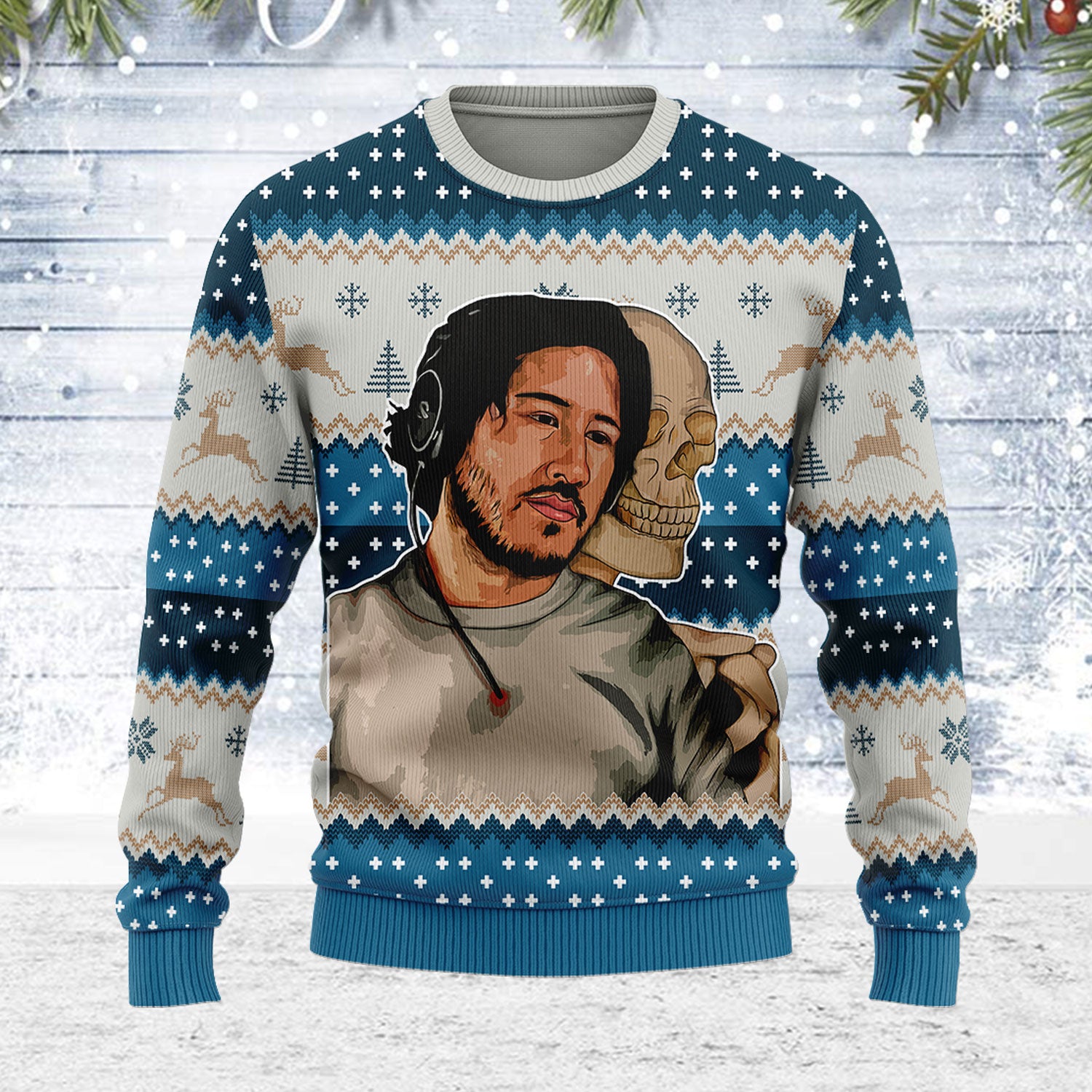 Customspig Ugly Christmas Sweater The Way I See Myself In You 3D Apparel
