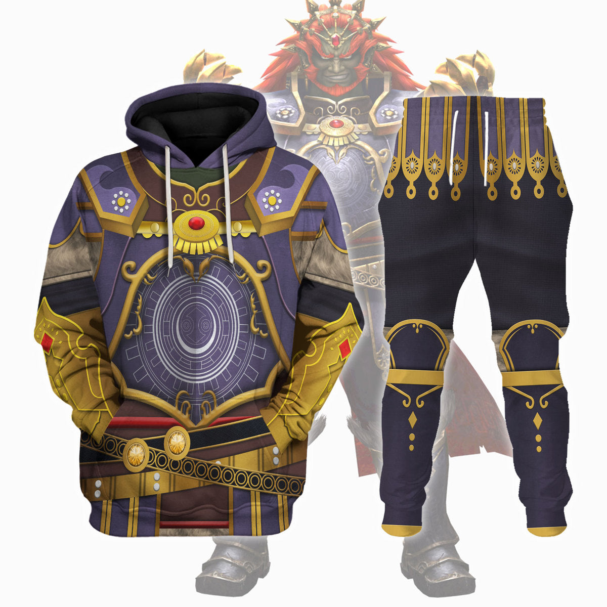 CustomsPig Ganondorf Dragmire Costumes Hoodie Sweatshirt T-Shirt Tracksuit