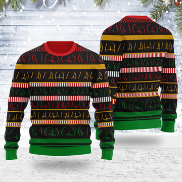 Customspig Ugly Christmas Sweater Butts Wall 3D Apparel