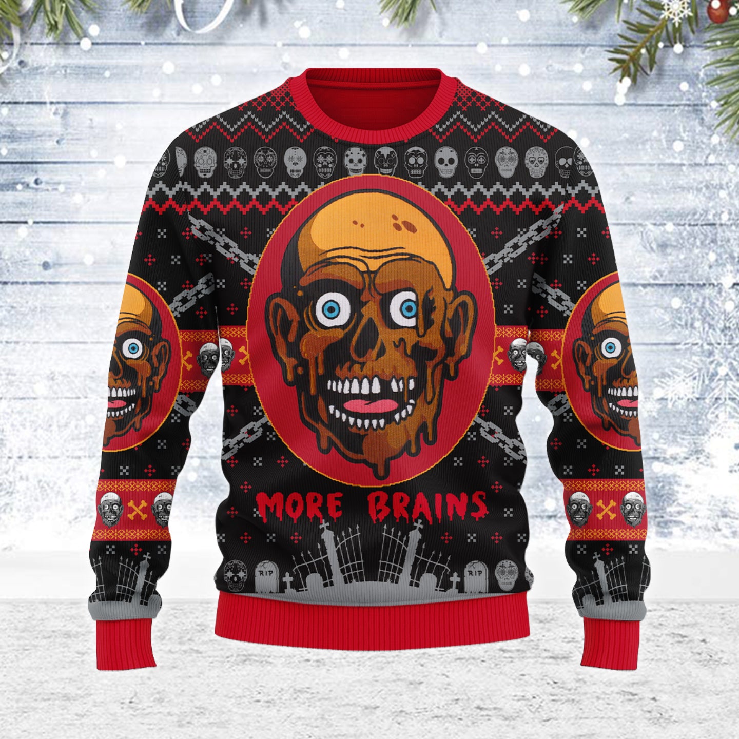 Customspig Ugly Christmas Sweater The Return Of The Living Dead 3D Apparel