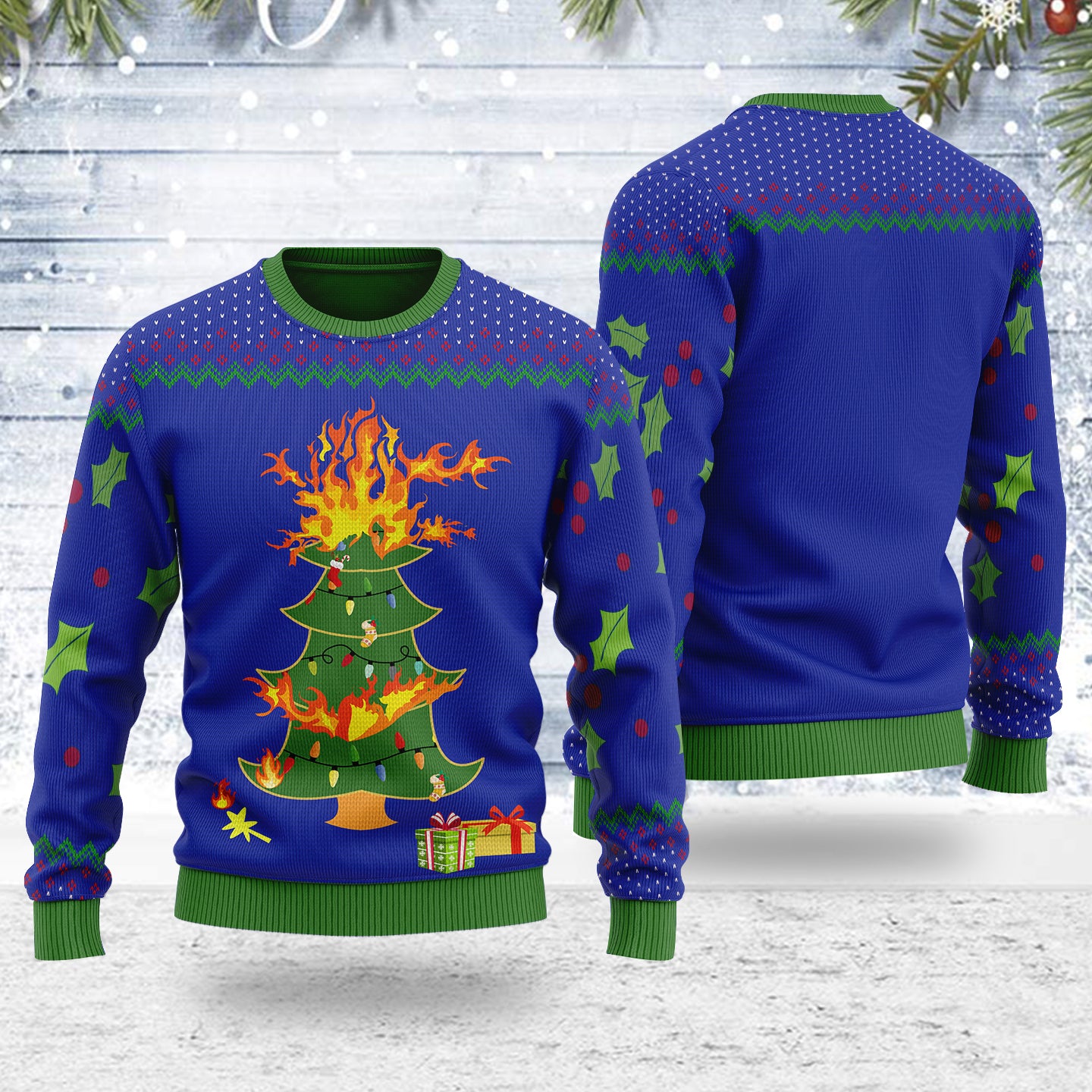 Customspig Ugly Christmas Sweater On The Kelly Clarkson Show 3D Apparel
