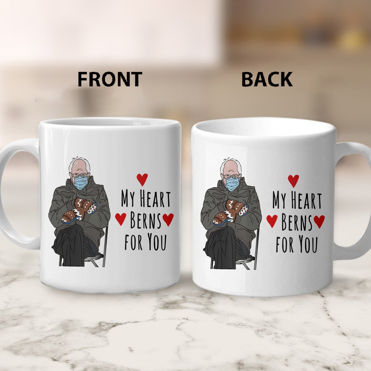 My Heart Berns For You Mug