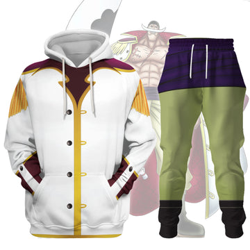 CustomsPig WhiteBeard Costumes Hoodie Sweatshirt T-shirt Tracksuit