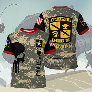 Customspig T-shirt US Army Leadership Excellence Army Rotc 3D Apparel