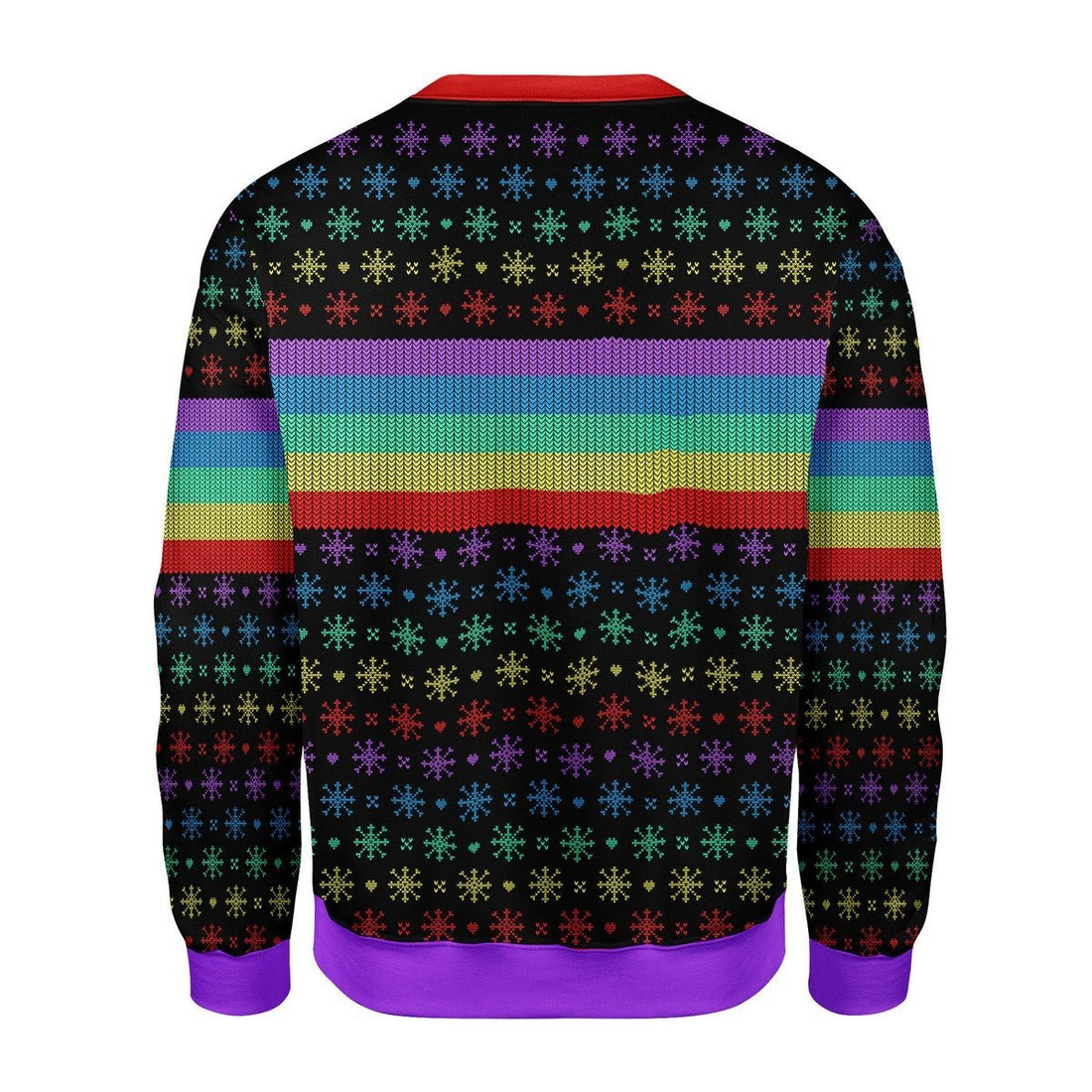 Gearhomies Christmas Unisex Sweater Oh Deer I'm Qeer Lgbt 3D Apparel