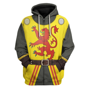 Robert the Bruce Fleece Zip Hoodie