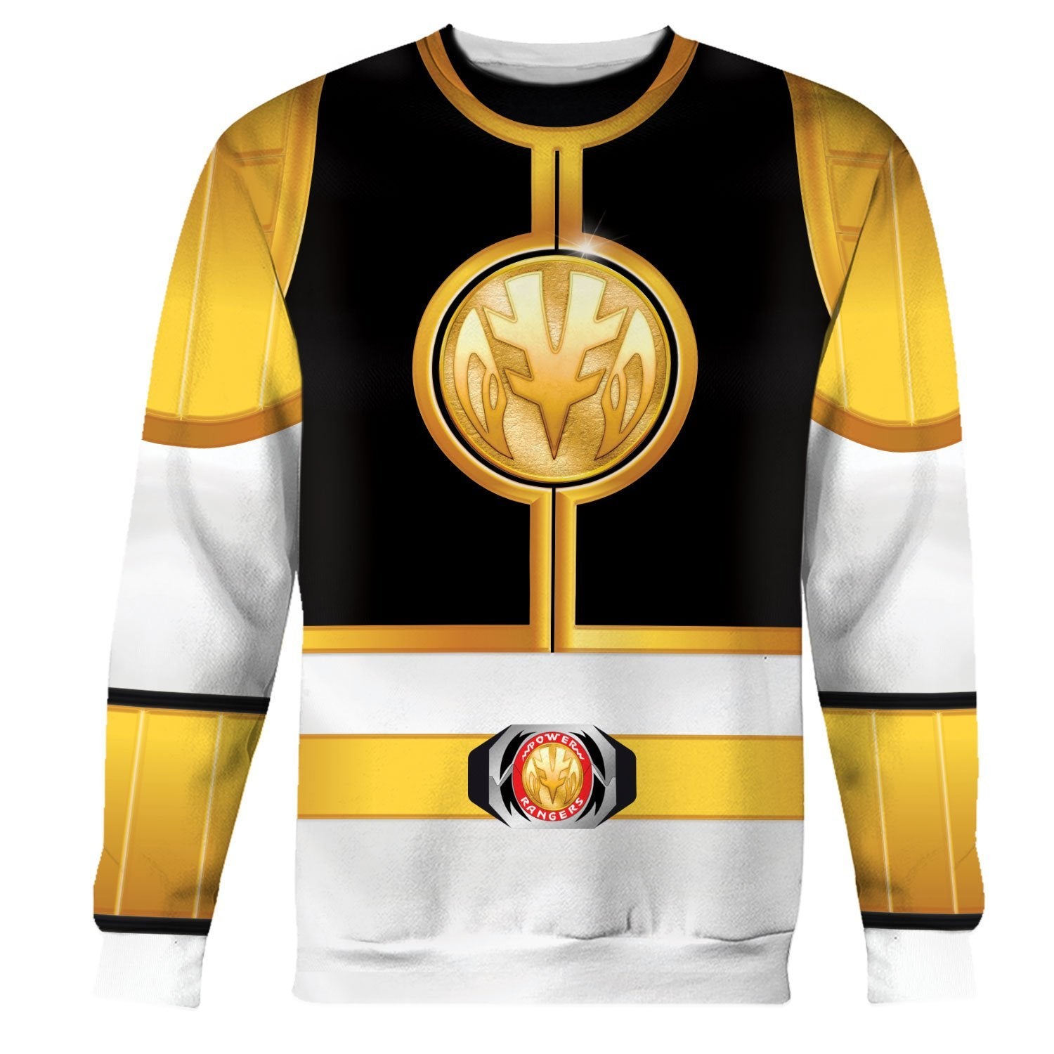 White Ranger Mighty Long Sleeves / S Qm30W