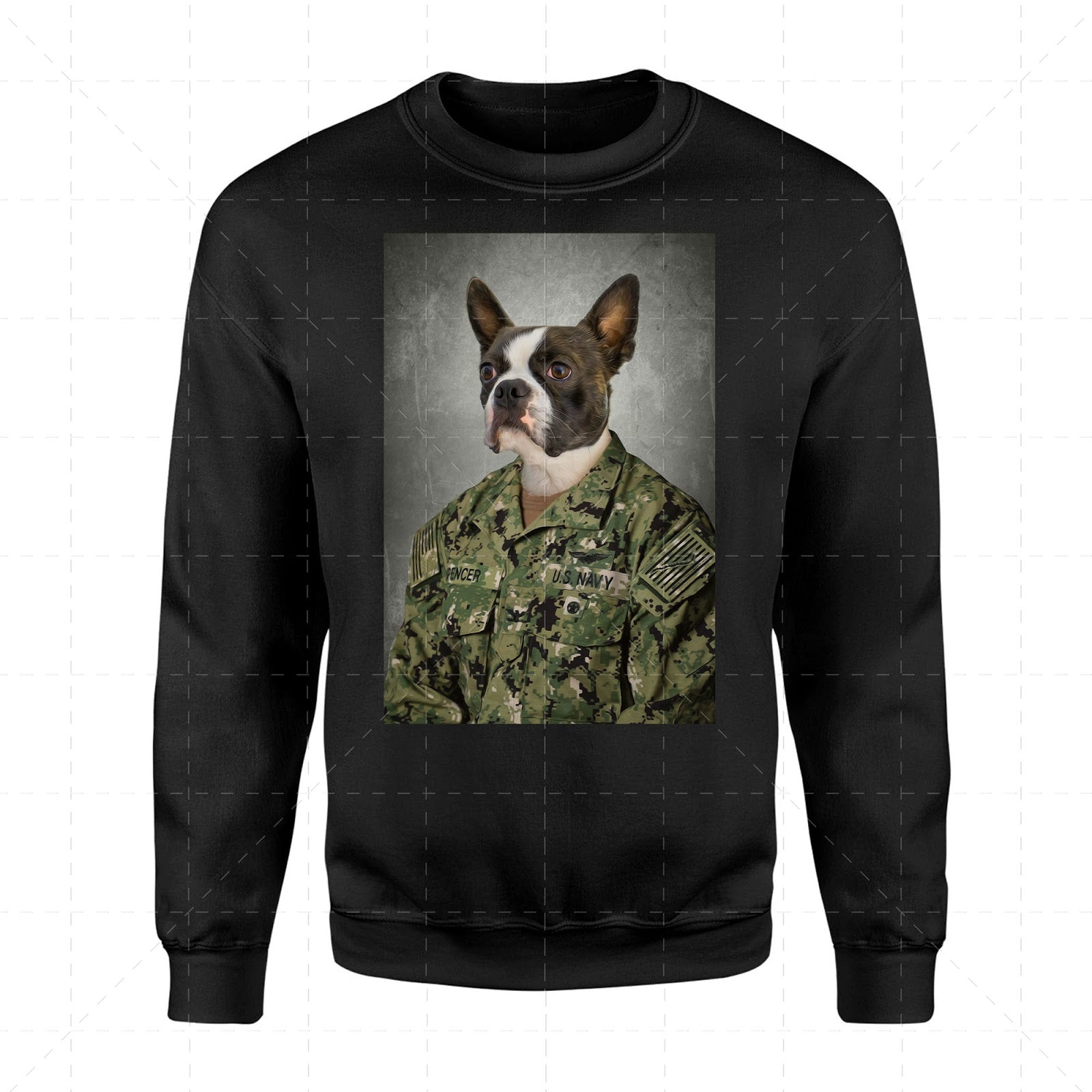 US Navy Working Uniform Type I 2D Custom Sweatshirt