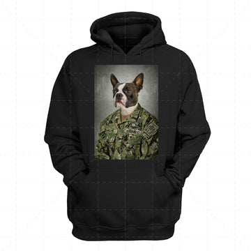 US Navy Working Uniform Type I Custom 2D Hoodie