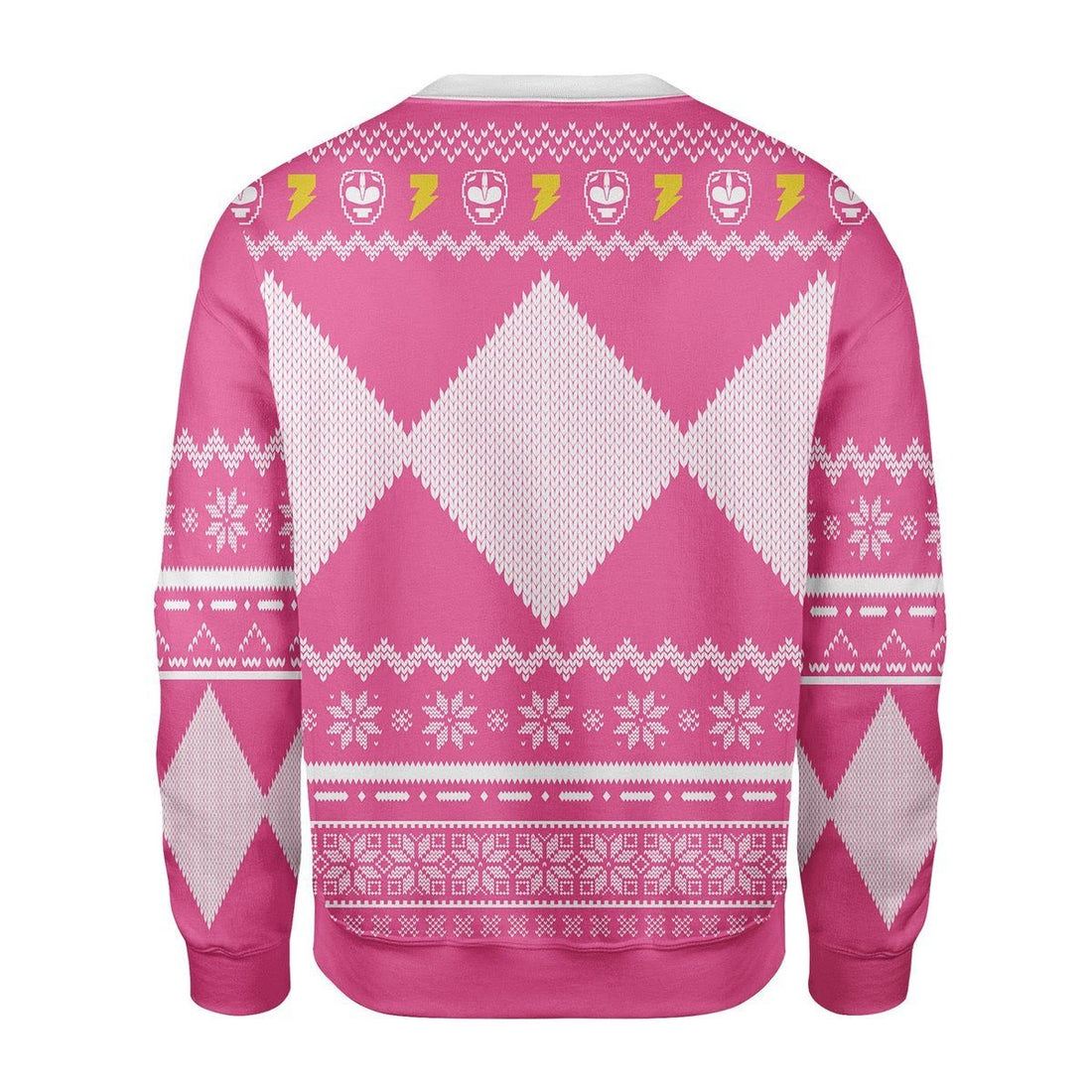 Gearhomies Christmas Unisex Sweater Pink Power Ranger 3D Apparel