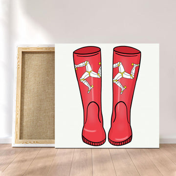 Customized Canvas Poster Wall Art Isle Of Man Boots Style