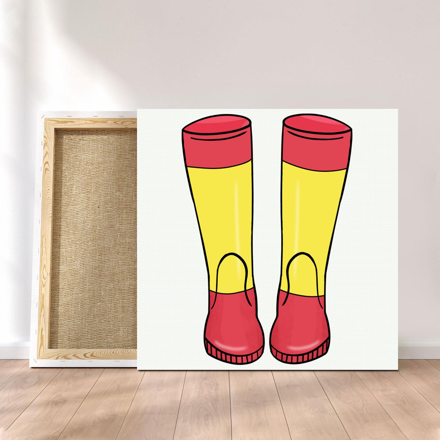 Customized Canvas Poster Wall Art Spain Boots Style