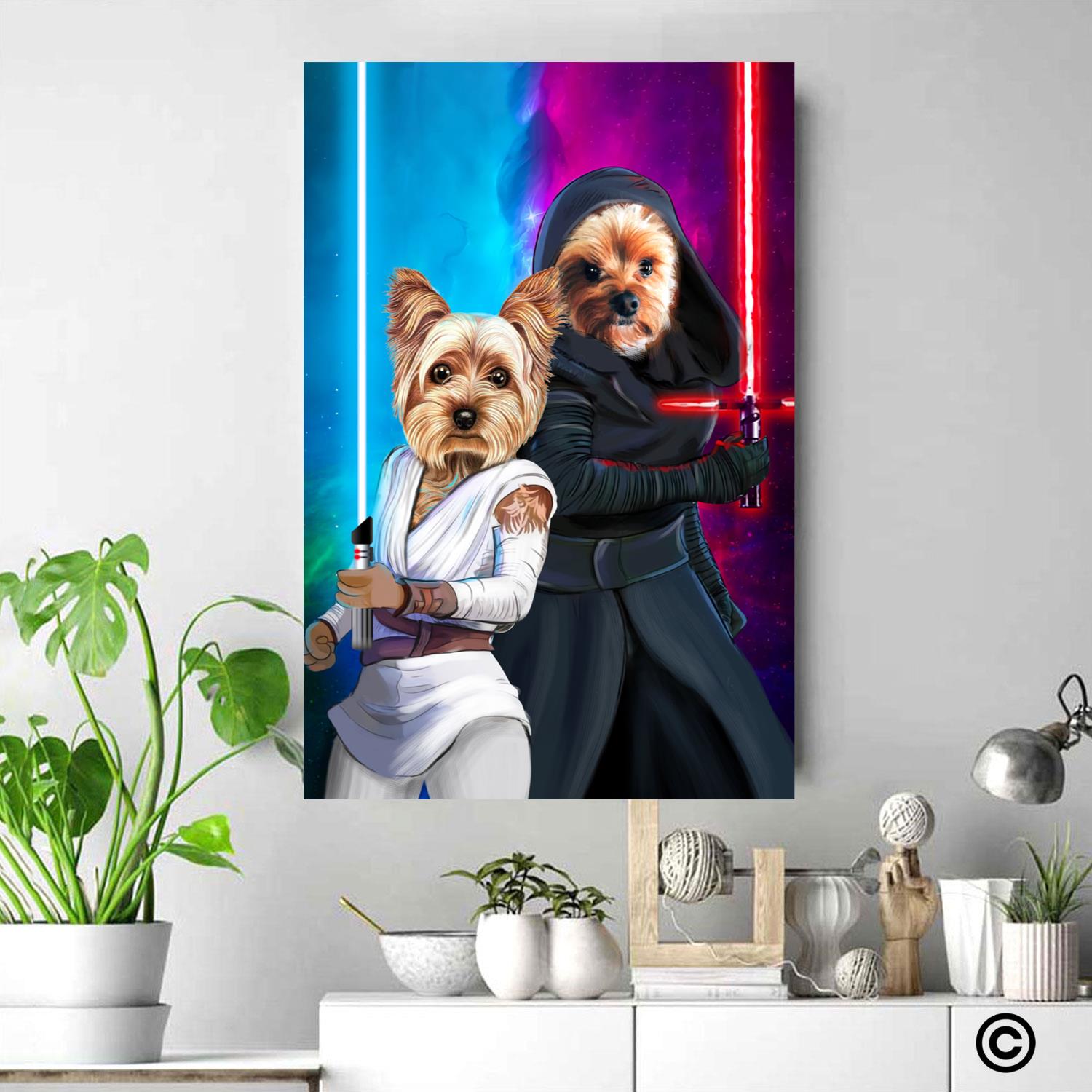 CS-ST-QM010 Personalized Photo Canvas Star Wars Home Decor