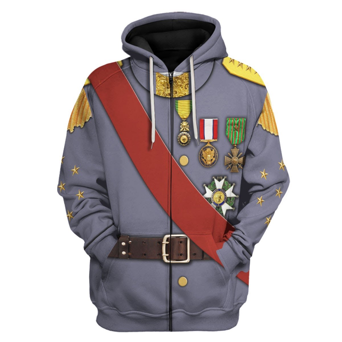 Ferdinand Foch Zip Hoodie / S Qr180