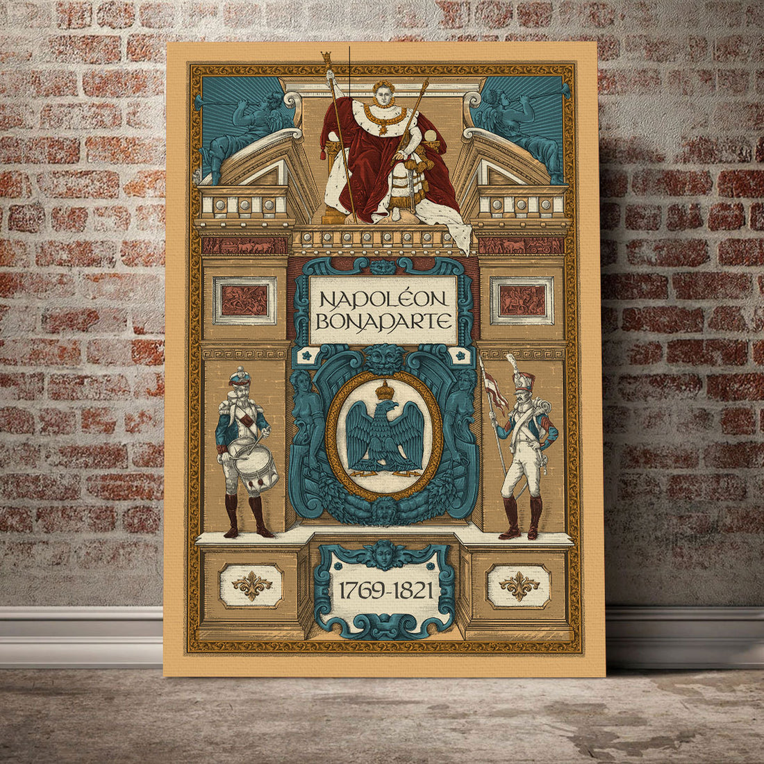 Customspig Canvas Napoleon Coronation