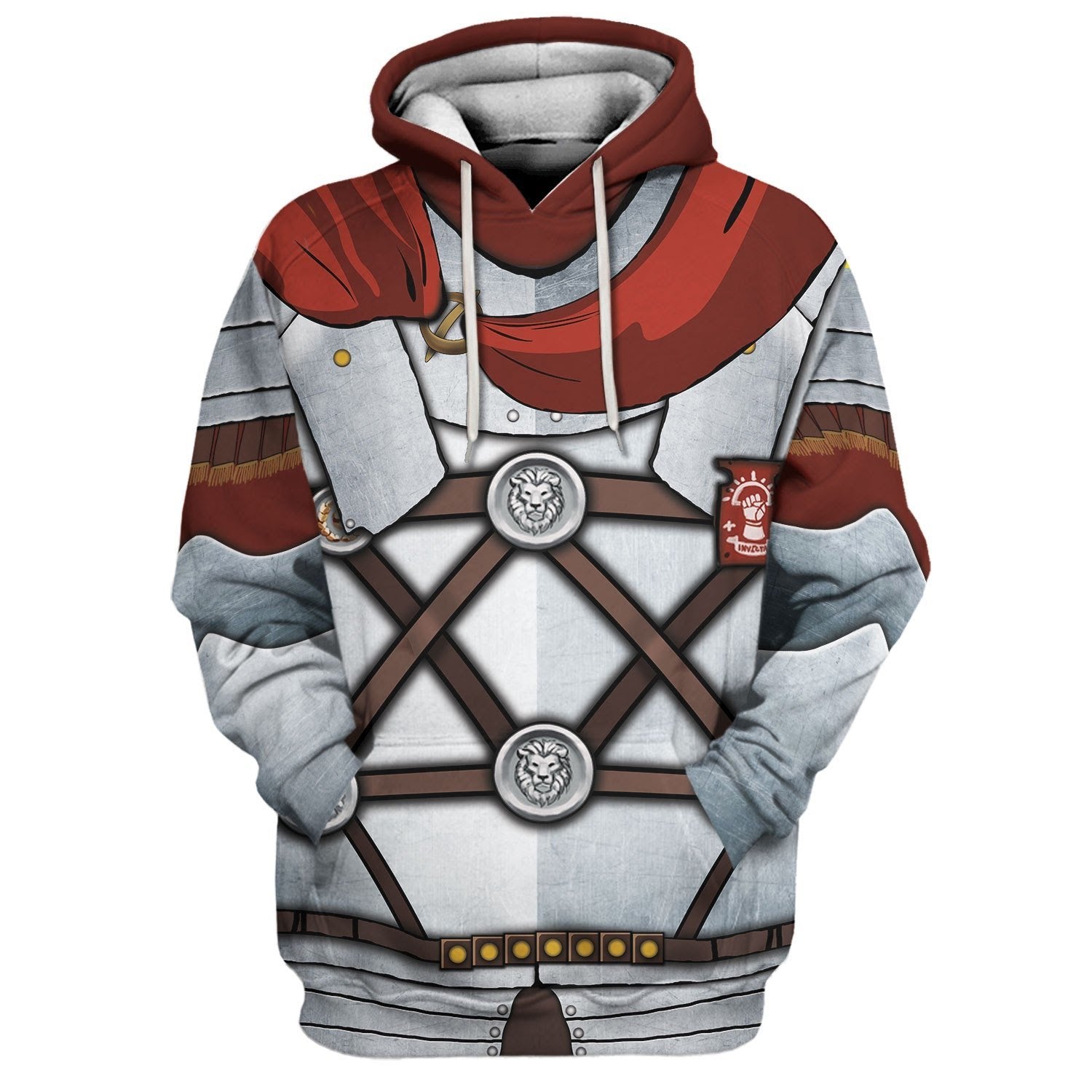 Roman Centurion Costume Fleece Hoodie / S Qm497